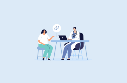 Illustrasjon forsidebilde: konsultasjon. 