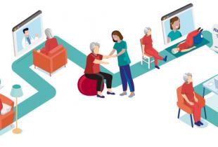 Illustrasjon av hvordan en pasient kan oppleve helsetjenesten.